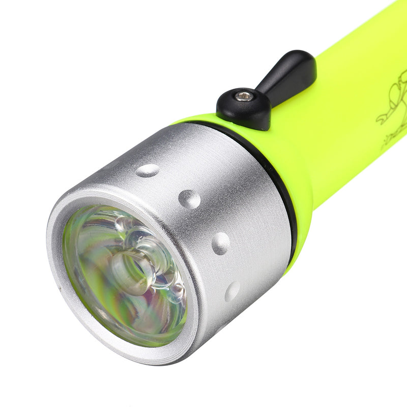 Underwater LED Diving Flashlight Diving Light AA Mini Torch