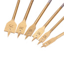 Drillpro 6Pcs 10/12/16/18/20/25mm Spade Drill Bit Set Wood Hole Saw Cutter Flat Wood Bits Woodworking Tool