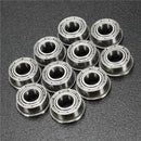 10pcs MF105ZZ 5x10x4mm Flanged Ball Bearings Double Shielded Ball Bearing