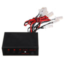 8PCS 24LED Emergency Lights Warning Strobe Flash Lamp Bars Amber White 12V for Car Truck
