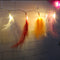KCASA 1.2M 10 LED Feather String Lights Christmas Tree Pendant Lamps DIY Party Decoration