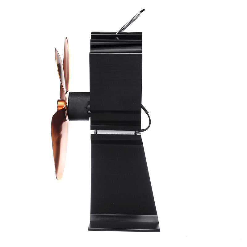 Heat Powered Wood Stove Fan 4 or 2 Blades Log Burner Fireplace Eco Friendly Fan