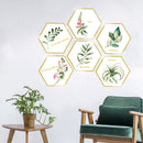 Miico FX82021 2PCS Plant Photo Frame Decorative Sticker Home Decorative Wall Sticker Removable Sticker