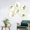 Miico FX82021 2PCS Plant Photo Frame Decorative Sticker Home Decorative Wall Sticker Removable Sticker