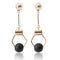 Sweet Wood Ear Drop Simple Geometric Women Earrings