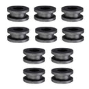 10pcs Motorcycle Rubber Side Cover Grommets Mount Set For Kawasaki Yamaha Suzuki