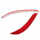 Pair Red Rear Bumper Reflector Light For BMW 5 Series E60 525i 528i 530i 535i 545i