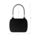 ANYTEK L13 Fingerprint Security Keyless Lock Plastic Three Color Light Wire Rope Lock 3M 10 Sets of Fingerprint lock Induction