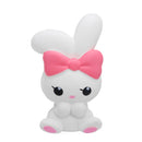 Jumbo Bowknot Rabbit Squishy Slow Rising House Play Toy 8*6*13cm With Packing Bag