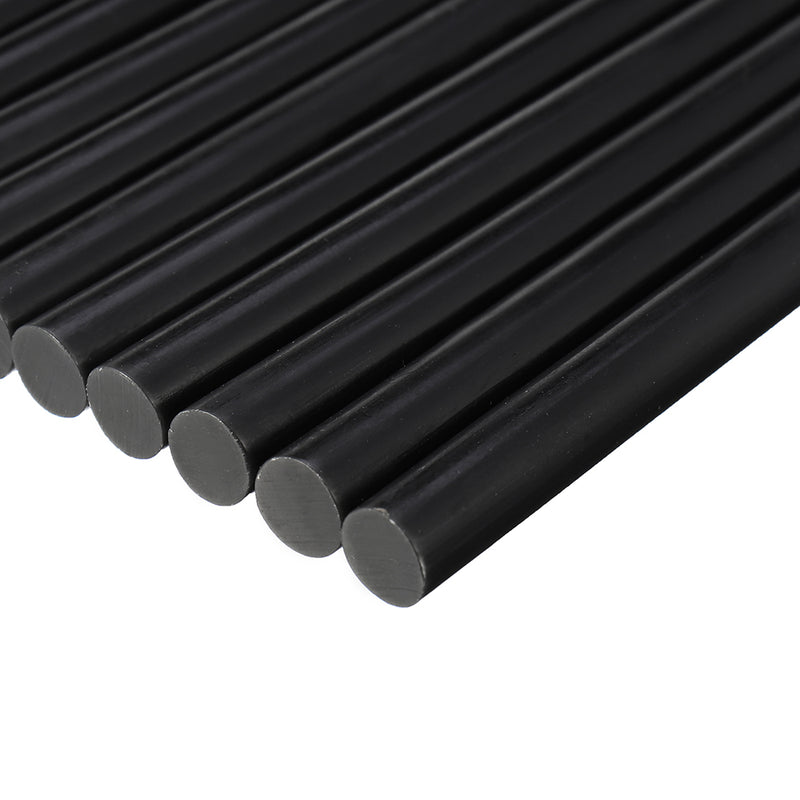10Pcs 7X190mm Black Hot Melt Glue High Temperature Glue Sticks for RC Models