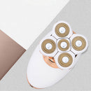 3 in 1 USB Rechargeable Shaver Face Washer 5 Heads Body Hair Shaver Hair Trimmer Clipper Epilator Bald Shaver
