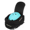 Waterproof Motorcycle Luggage Tail Bag Rear Seat Back Bags Helmet Pack  Black