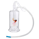 Water Glass Pipes Mute Pot Glass Pipette Silent Pot With Mute layer