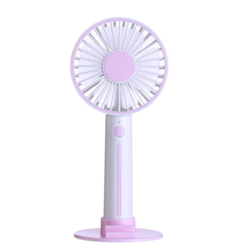 Mini Portable Handheld Fan USB Rechargebale Desktop Fan With Mobile Phone Pen Holder Makeup Mirror