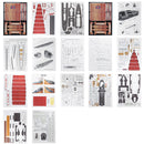 1:100 British Royal Navy HMS M15 M15-class Monitor DIY Handcraft Paper Model Kit Education Toys