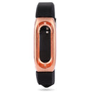 Replacement 14mm Rubber Strap Metal Case  Bracelet Wristband for Xiaomi Miband 2
