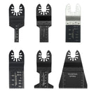 Drillpro 20Pcs Oscillating Saw Blade Multi Tool Quick Release Saw Blades Kit for Metal, Wood Plastic Cutting Oscillating Tools for Dewalt/Porter C-able/Ryobi/Fein Multi/B-osch/Dremel