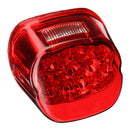 Motorcycle Rear Tail Brake Running Light Lamp For Harley Dyna Fat Boy Sportster Road King Red Cover