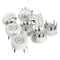 8pcs 9Pin PCB Ceramic Vacuum Tube Socket Valve Base 12AX7 12AU7 ECC83 DIY Parts