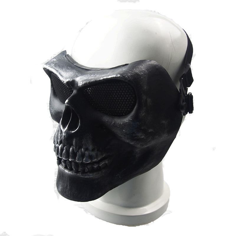 Outdooors CS Face Mask Masque Skull Style Airsoft War Game Guard Protection