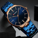 CURREN 8321 Full Steel Casual Style Men Wrist Watch Business Style Quartz Watch