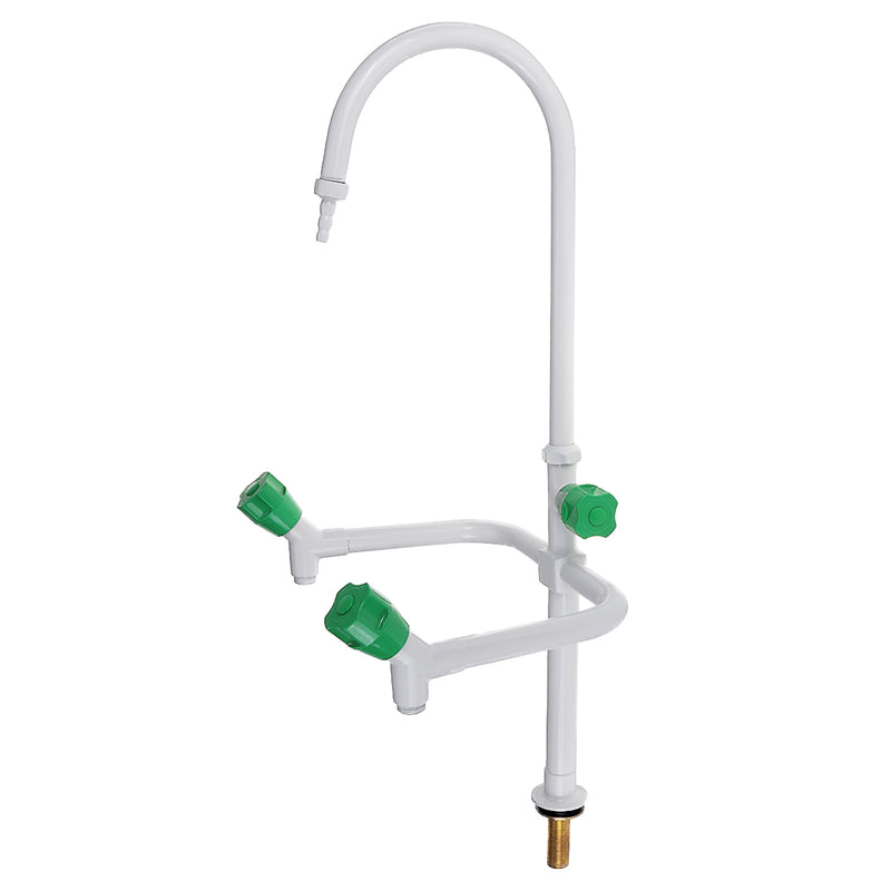 ABS Laboratory Water Tap Three Ports 360 Rotation Mixer Tap Lab Faucet Elbow Medical Three-Head Faucet Water Mixer Tap