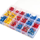 1200Pcs Assorted Insulated Electrical Wire Terminals Connectors Crimp Set