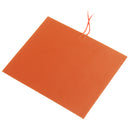 12V DC 80x100mm 20W Flexible Waterproof Silicon Heated Bed Heating Pad For 3D Printer