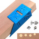 Drillpro 2 In 1 45/90 Degree Multifuction Aluminium Alloy Angle Ruler 20-35mm Woodworking Mounting Hinge Jig