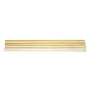 3-8mm Diameter Brass Hollow Round Tube Rod Lathe Bar Stock Kit Assorted for DIY Craft Tool Length 50cm