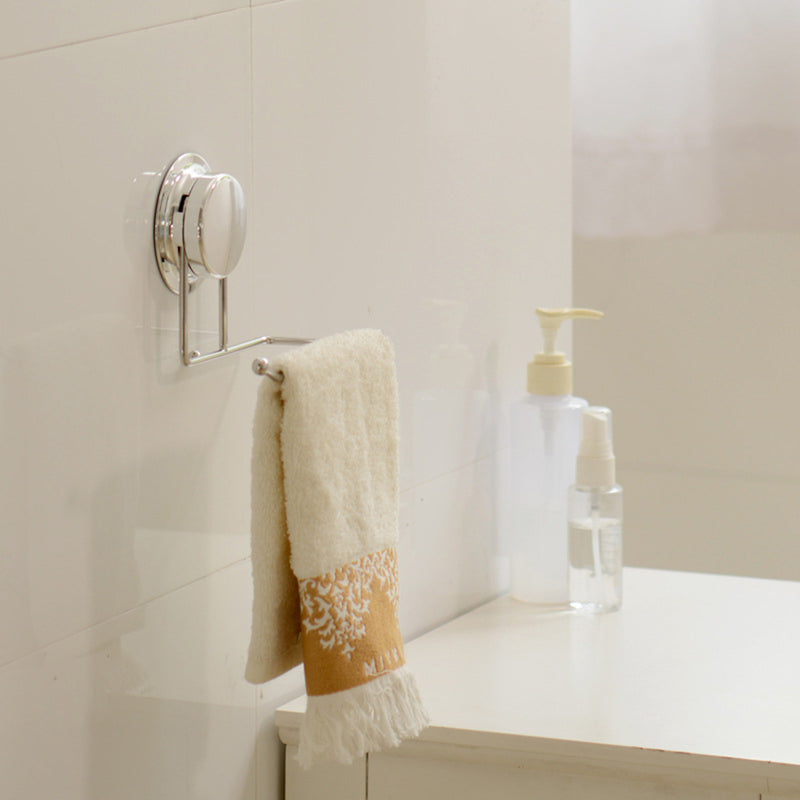 Toilet Paper Holder Suction Cup Hanger Bathroom Kitchen Tissue Towel Rack Hook