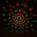 RGB Self-propelled Flash Mode Remote/ Voice Control LED Stage Light Crystal Ball Disco Club DJ Part