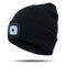 Xmund XD-HL3 4 LED 3 Modes Bright Lighted Cap Winter Warm Cycling Hunting Knitted Hat