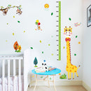 Miico SK9350 Giraffe Height Stickers Children's Room Kindergarten Decorative Wall Stickers DIY Sticker