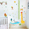 Miico SK9350 Giraffe Height Stickers Children's Room Kindergarten Decorative Wall Stickers DIY Sticker