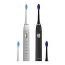 Minleaf ML-301 Ultrasonic Electric Toothbrush 5 Mode with Timer Inductive Charging with 4 Replacement Brush Heads