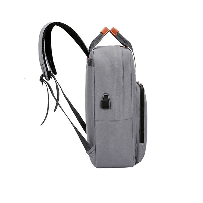 3PCS Laptop Bag Backpack Shoulder Bag Crossbody Bag Handbag Wallet With External USB Chaging Port