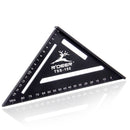 RDEER 150mm Angle Ruler Aluminun Alloy Triangle Ruler For DIY Home Builders Artists Woodworking Measuring Tools