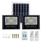 10W 25W 45W 65W Solar Panel with 2 Wall Lights Waterproof Remote Control Flood Light Park Yard Garden Driveway