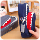 WAM PC-CB01 Shark Pencil Case Children School Pen Pouch Bag  Boys Stationery with Lock