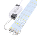 52CM 32W SMD 5730 Square LED Ceiling Aluminum Rigid Bar Strip Light AC220V