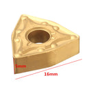 10pcs WNMG0804 Titanium Coated Carbide Insert WNMG432 Cutting Tool For CNC Stainless Tool