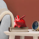 Geometry Flying Pig Decorations Piggy Bank Saving Money Coin Chinese Red Ornament from Xiaomi Youpin
