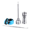 14/18MM Silicone Jar Tool Titanium Nail Carb Cap Dab Dabber Drill Female Male