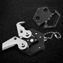 KCASA 2.0 Upgrade Multifunctional Coin EDC Folding Tool Portable Hexagonal Wrench Plier Wire Cutter Keychain Positioning Wrench Opener Gadget