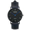 TOMORO TM0818 Fashion Leather Strap Large Dial Blue Pointer Ultra-thin Men Watch Quartz Watch