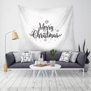 Loskii LWG7 Christmas Tapestry Wall Hanging Santa Print Tapestry Art Home Decor Christmas Decorations For Home