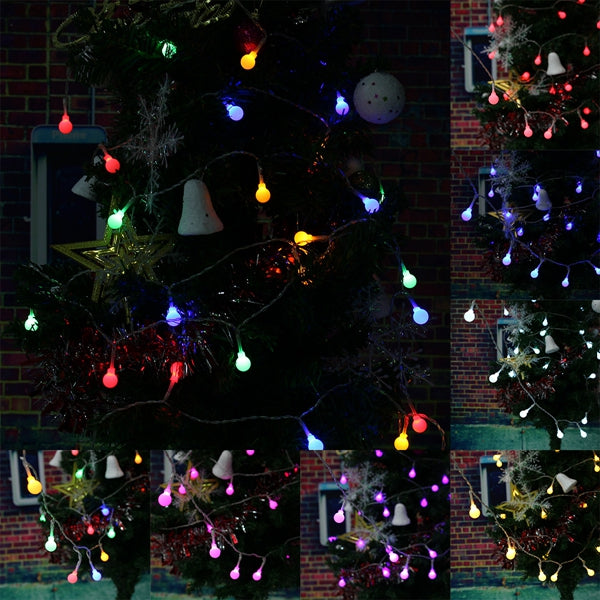 Battery Powered 3M 20 LED Ball Fairy String Light Outdoor Christmas Wedding Party Decor