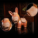 2Pcs/Set Ceramic Incense Cone Burner Incense Holder Donkey Pulling Millstone w/ Rope Lucky Fragrant Censer Decor