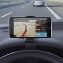 Universal Adjustable Clip Car Dashboard Holder Mount for iPhone Xiaomi Mobile Phone Under 6.5 Inches